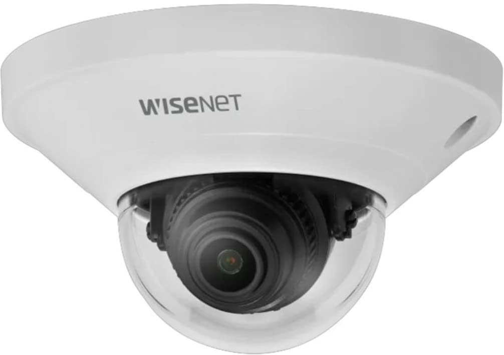 Hanwha Techwin QND-6011 WIsenet 2MP Network Super-Compact Dome Camera, 1/2.8" 2MP CMOS, Built-in 2.8mm Fixed Lens, 30fps@all Resolutions