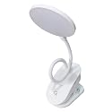 BIFULDYO Led Clip Reading Lights,Daylight 18 LEDs Book Lights,3 Brightness,USB Rechargeable,Built-in 1200mAh Battery,Touch Switch,Flexible Gooseneck