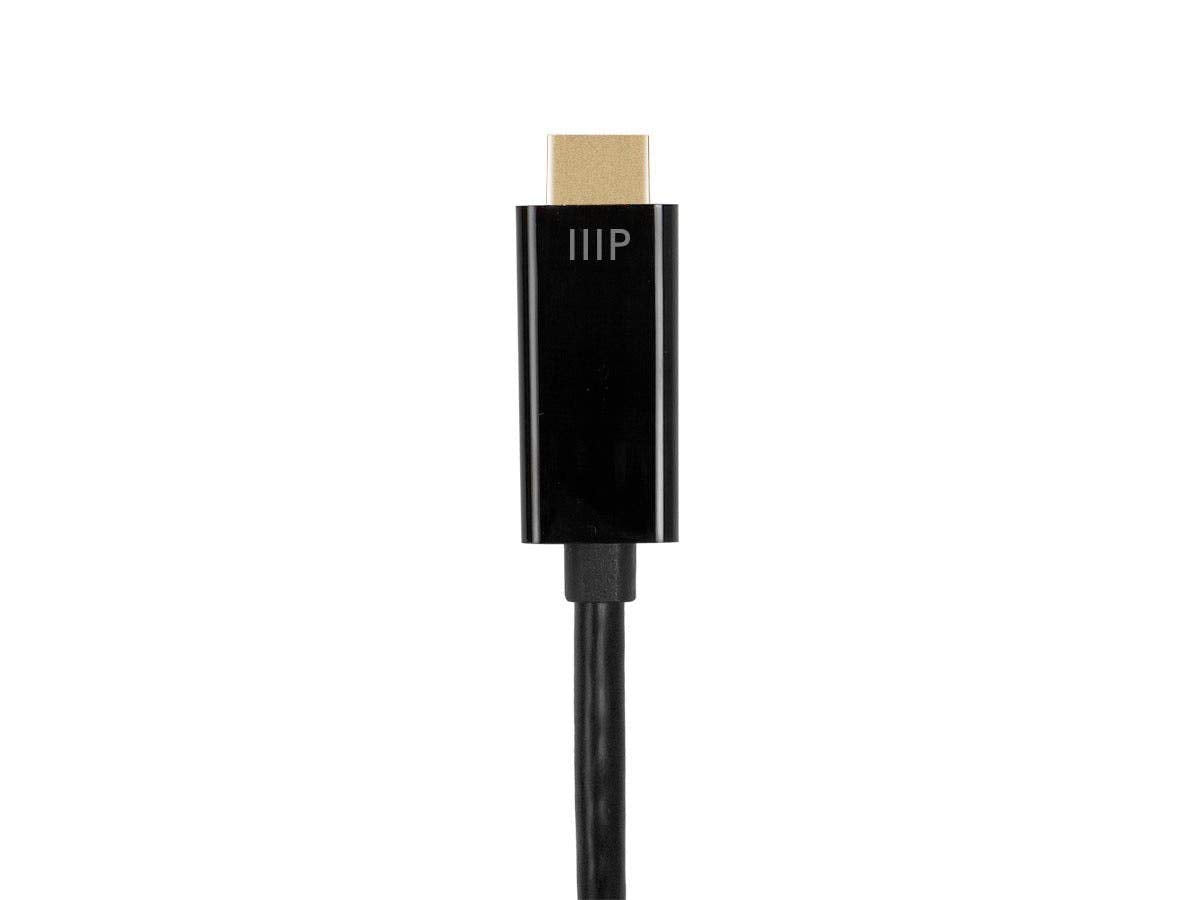 Monoprice DisplayPort to HDTV Cable - Resolutions up to 4K@60Hz, 3 Meter, Black - Select Series