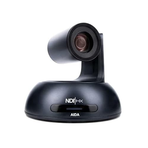 AIDA Imaging PTZ-NDI-X18B Broadcast NDI|HX FHD NDI/IP/HDMI 18X Zoom PTZ Camera (Black)