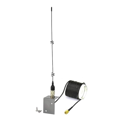 SUPERBAT 800mhz 900mhz Antenna Wide Band Omni-Directional Lora Antenna Fixed Bracket Wall Mount with SMA Cable for Cellular Router Gateway Repeater