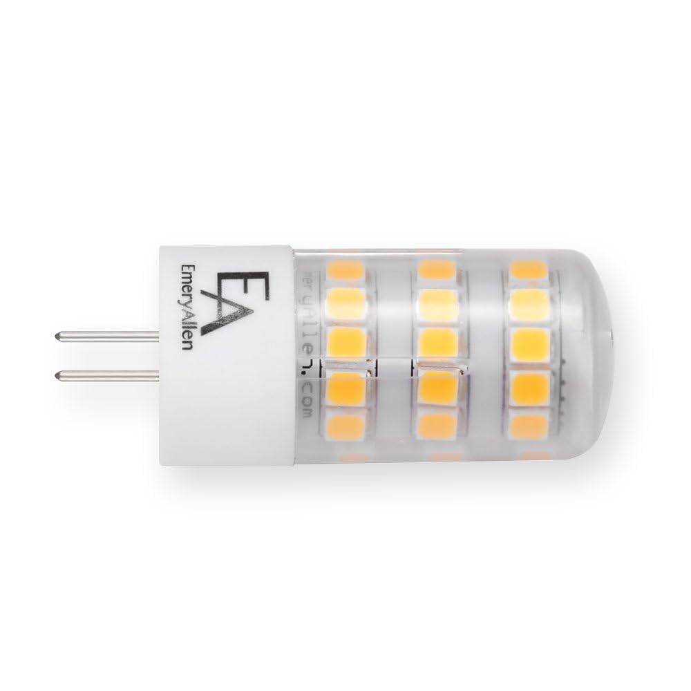 EmeryAllen G4 LED Bulb 4.0W (50W Eq), 3000K, 12V