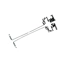 Laptop Replacement Compatible for Lenovo IdeaPad 110-15ISIK 110-15IKB LCD Top Back Case Cover (Hinges)