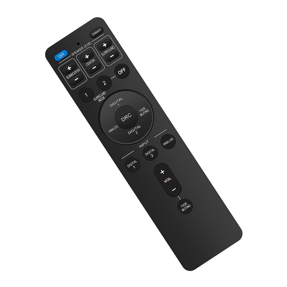 RM-STHBA1A Replaced Remote Control Compatible with JVC Sound Bar Home Theater System TH-BA1