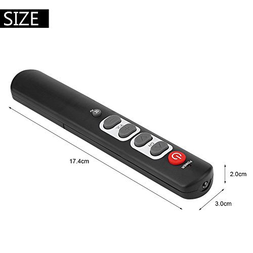 Sonew Bamfive Universal Learning Remote Control with 6 Big Buttons Smart Controller for TV STB DVD HiFi VCR Perfect Choice(Gray)