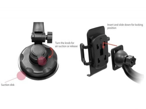Xenda Universal Windshield Car Mount Cell Phone Holder Window Suction Cup Dock for Samsung Galaxy Nexus, Nexus S - LG Optimus G - HTC Droid DNA, Droid