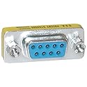 CableWholesale Serial Mini Gender Changer/Coupler, DB9 Female to DB9 Female