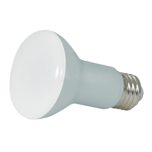 Satco S9631, 6.5W R20 LED Light Bulb, 3000K Soft White, 525 Lumens, 120V, E26 Medium Base, 50W Equivalent, Dimmable (Pack of 6)