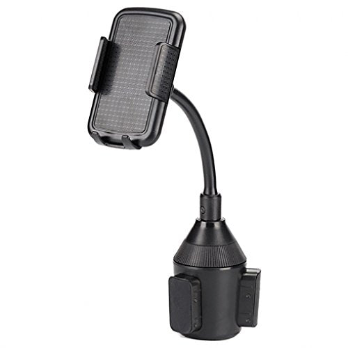 Premium Car Cup Holder Adjustable Phone Mount Dock for iPhone SE, 6 6S 7, Plus, 5S 5C 5 5G 4S (All Carriers Including AT&T, T-Mobile, Sprint, Verizon
