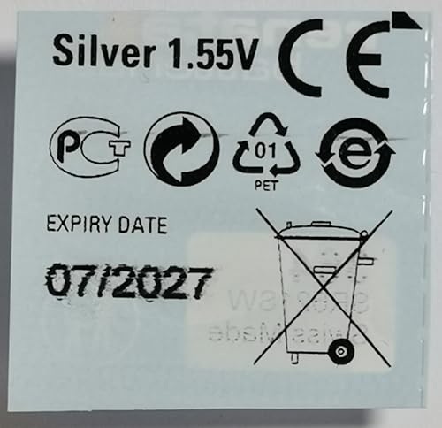 Renata Non-Rechargeable Battery, Watch, Single Cell, Silver Oxide, 50 Mah, 1.55 V, Sr55, Flat Top, 11.6 Mm Rohs Compliant: Na - 391