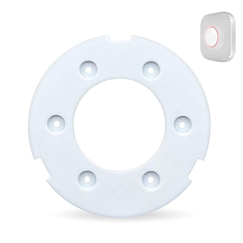 Sactulaz Replacement Mounting Plate for Google Nest Detector/Protector Gen2, Replacement Part Backplate for Google Nest 2nd Gen Smoke Detector Alarm