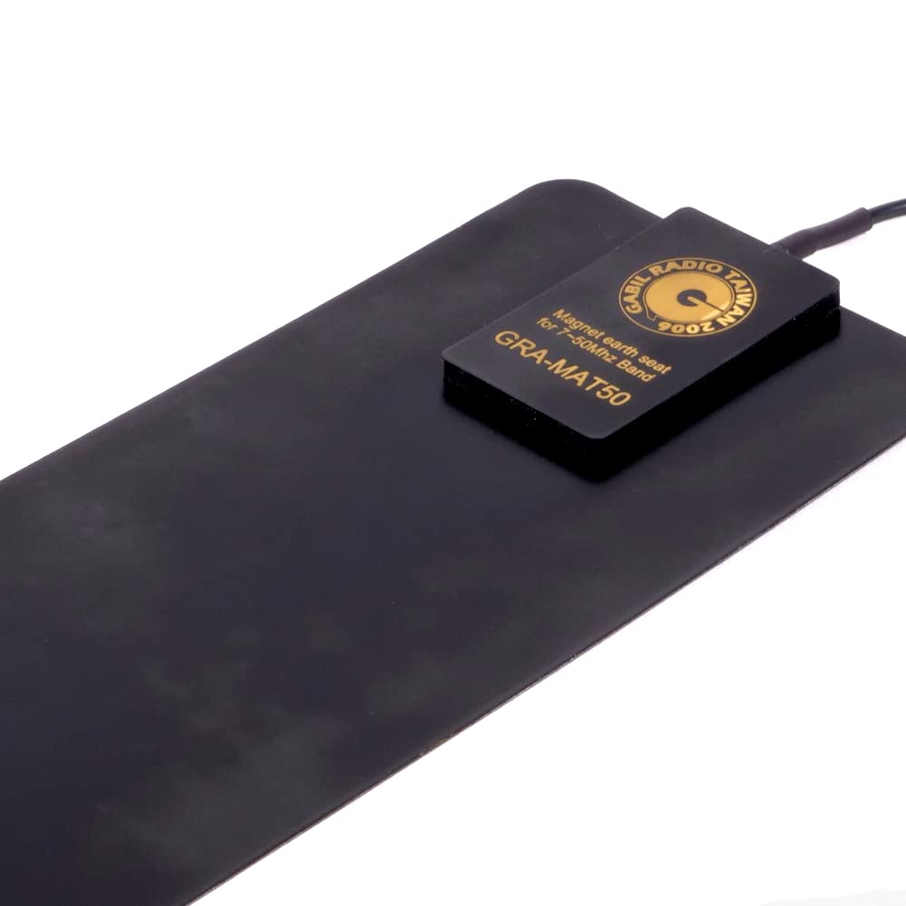 GRA MAT50 HF Ground Enhancement Mat for Mobile Screwdriver Antennas, Improves SWR and Ground Coupling for 7 to 50MHz, Dual Pack Support for 3.5MHz