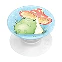 PopSockets Adhesive Phone Grip, Holder, Phone Stand, Mushroom - Sleepy Frog