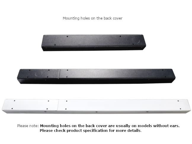 24” Hardwired Power Strip (NO Power Cord), 6 (NEMA 5-20R) Vertical Outlets (NOT Tamper Resistant), with Ears (with mounting tabs on Both Ends), 20