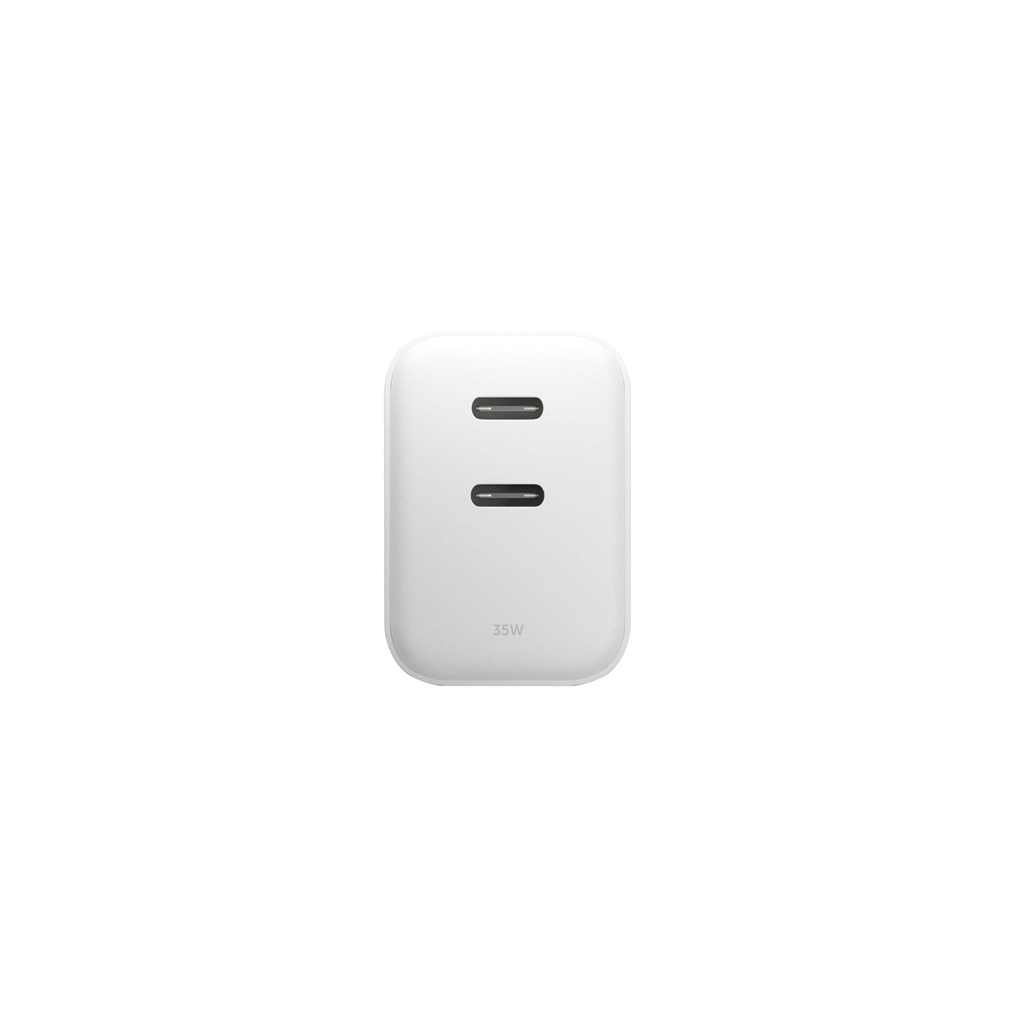 Native Union Fast GaN Charger PD 35W - Ultra-Compact Power Delivery Enabled USB-C Charger Up to 35W - for MacBook Air, iPads, iPhones & More (White)
