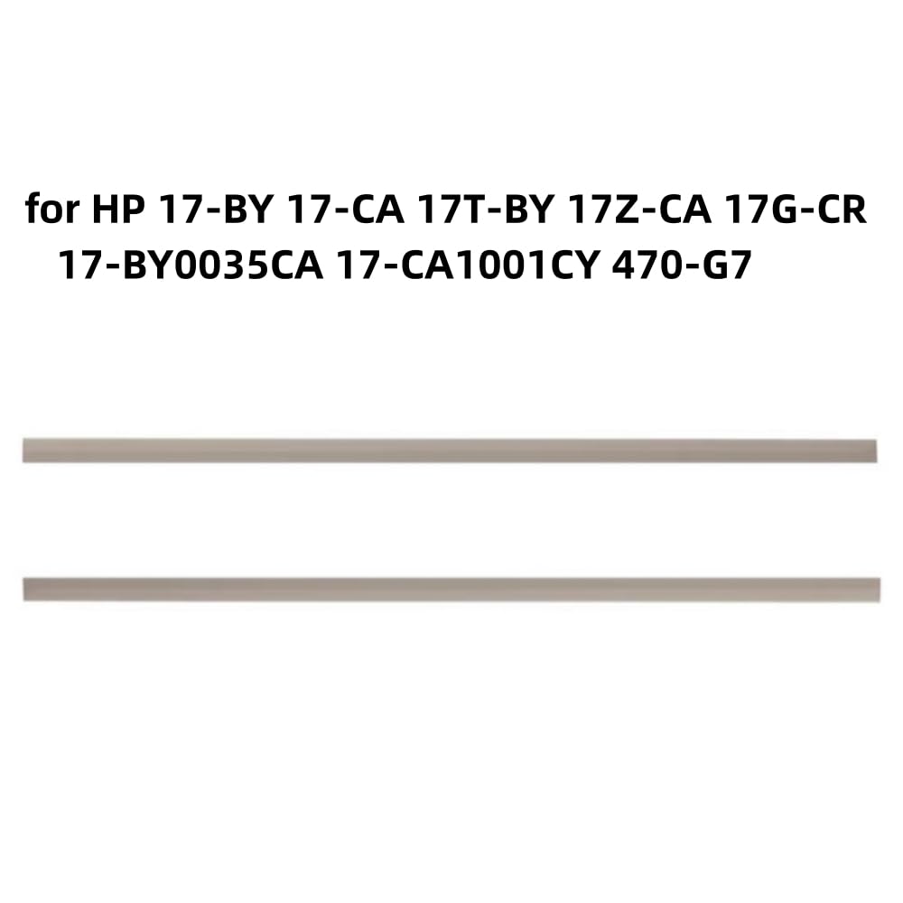 Laptop Rubber Feet Strips Replacement for HP 17-by 17-CA 470-G7 17T-by 17G-CR 17Z-CA 17-BY0035CA Series Bottom Case Rubber Foot Strip (Gold)