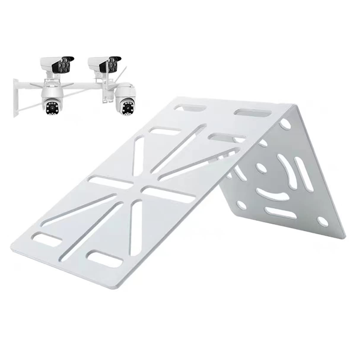 V-Fiabilidad L-Shape Dome Camera Bracket,Universal Wall Ceiling Mount Bracket Adapter Mount Extension Support for Security CCTV Hikvision Dome Camera