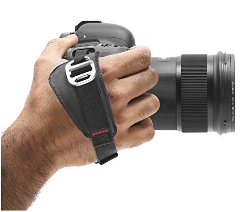 Peak Design Clutch Camera Hand Strap, Compatible with Any DSLR or SLR Body, Small, Sleek and Durable, Quick Release, Adjustment and Connection, Camera