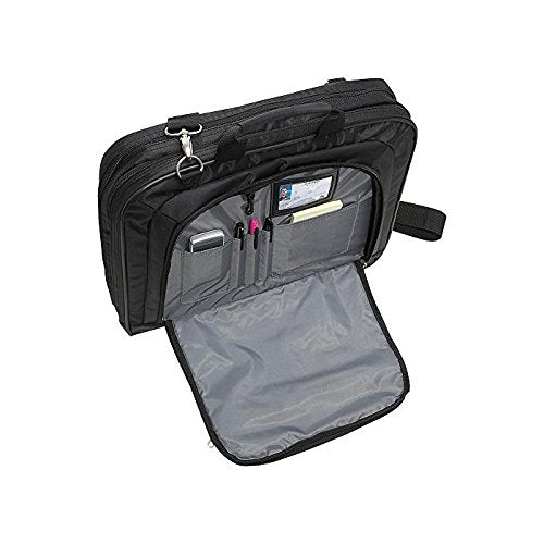 Kensington 62567 17-Inch Laptop Sleeve, Padded Interior, Interior/Exterior Pockets, Black