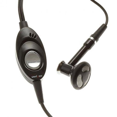 Headset Mono 2.5mm Hands-Free Earphone Single Earbud Headphone Earpiece w Mic Black for Verizon Casio G-Zone Brigade C741 - Verizon Casio G-Zone…