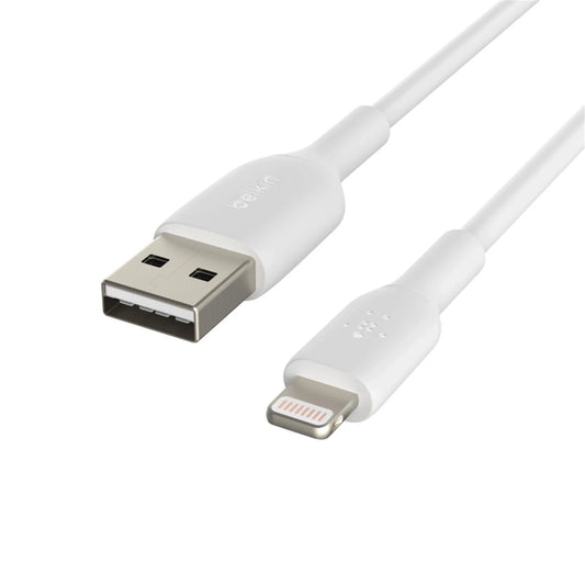 Belkin BoostCharge Lightning Cable - 6.6ft/2M - MFi Certified Apple iPhone Charger USB to Lightning Cable - iPhone Cable - iPhone Charger Cord…