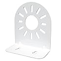 L-Shape Dome CCTV Security Camera Mount Bracket Metal Right Angle Wall Ceiling Mount Bracket for 2.5 inch Video Surveillance Mini Dome IP Camera Side