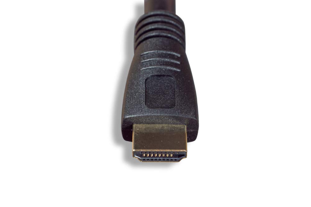 Cablelera HDMI with Ethernet, Male/Male, 50' CL2, 26AWG, Black Color (ZC5597MM-50)