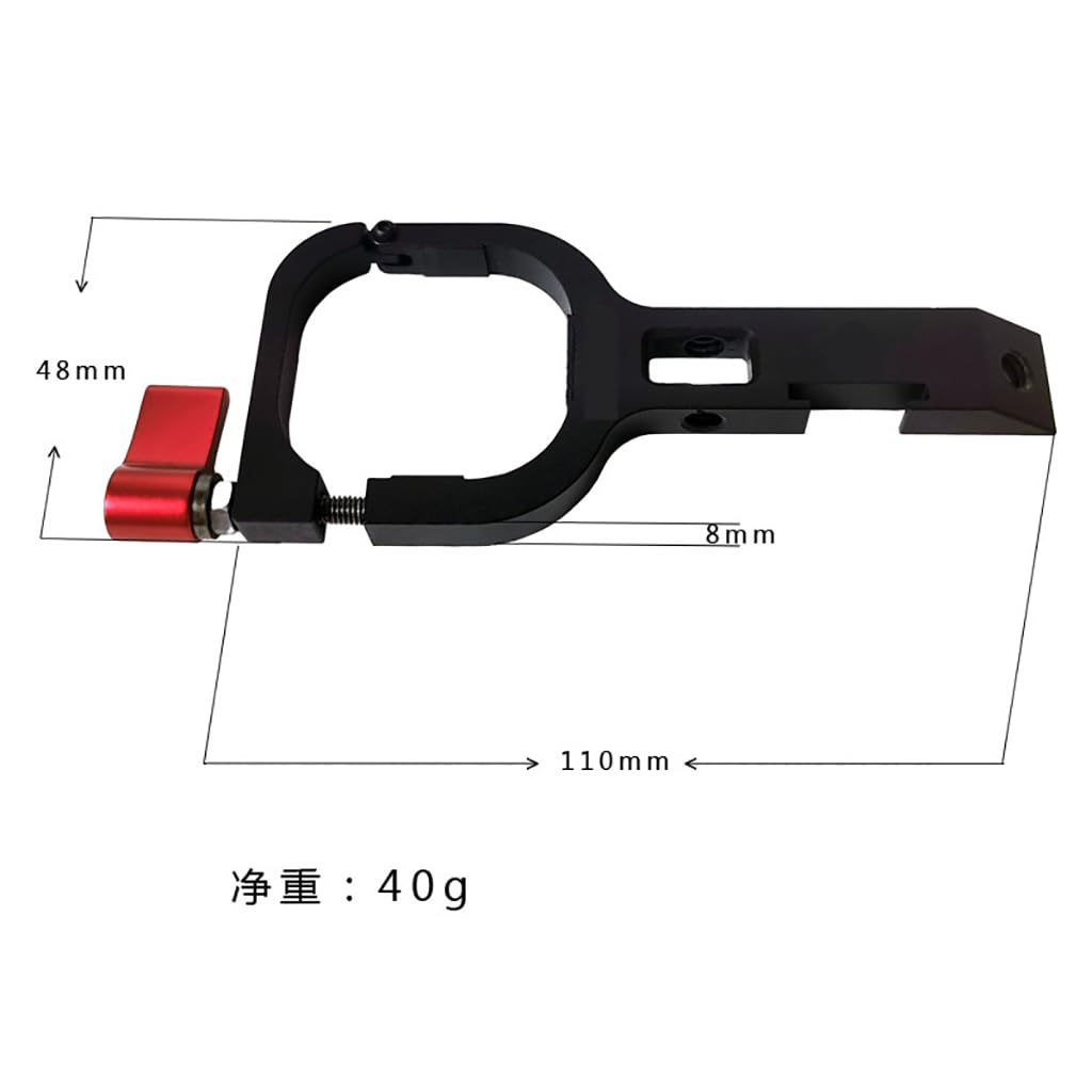 NovelGoal Camera Gimbal Handheld Mounting Clamp Extension Bracket with 1/4 Hole Cold Shoe Mount Compatible with Zhiyun Crane Cloud Crane M3 M3S (with