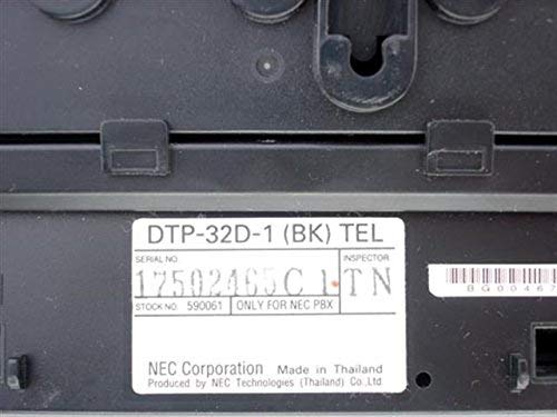 Black NEC DTP-32D-1 32 Button Digital Telephone with LCD (Renewed)
