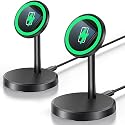 Xiauodo Magnetic Wireless Charger iPhone, 2 Pack 15W Fast Mag-Safe Charger Stand for iPhone 17/17 Air/17 Pro/17 Pro Max 16/15/14/13/12 Series
