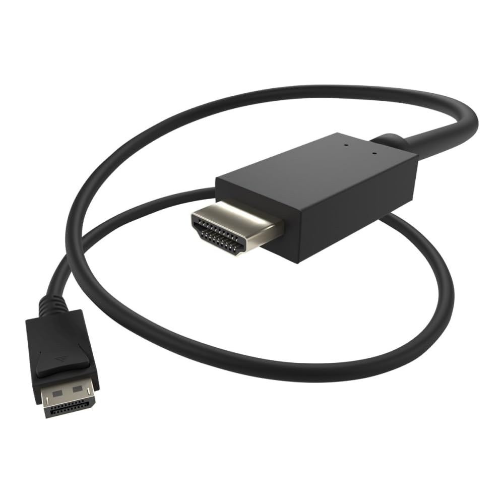 Unirise USA DisplayPort/HDMI Video Cable - 3 ft HDMI Male Video - DisplayPort Male Video - Black HDMIDP-03F-MM