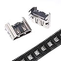 Eieshupug 2PCS Original HDMI Port Socket Interface Connector Replacement for PlayStation 4 PS4 CUH-1001A CUH-1115A