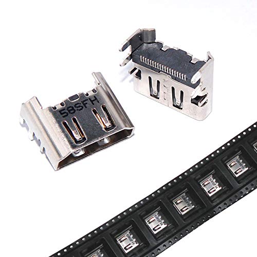 Eieshupug 2PCS Original HDMI Port Socket Interface Connector Replacement for PlayStation 4 PS4 CUH-1001A CUH-1115A