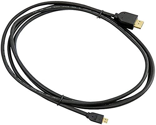 Pyle Home 6-Feet High-Speed HDMI Cable-HDMI Type A Male To HDMI Type D Micro Male Adapter w/ 24K Gold-Plated Connectors,Quad-Shielding Insulation