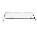 pbf PHOTO BOOTH FRAMES Clear Acrylic Monitor Stand Riser, Computer Screen Desktop Organizer, Ergonomic Display Shelf (Clear)