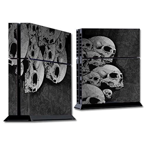 Skin Decal Vinyl Wrap for PS4 Sony Playstation 4 Console (skins only) - Skulls stacked