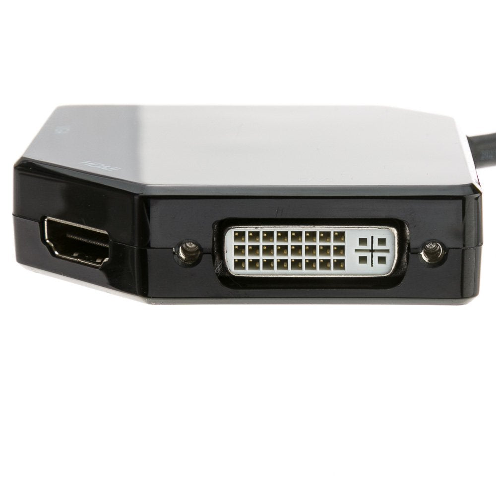 CableWholesale DisplayPort to HDMI, VGA or DVI, 3-in-1 Adapter