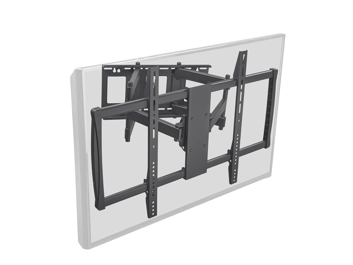 Monoprice Full-Motion Articulating TV Wall Mount - TVs 60in to 100in, Up to 176lbs, VESA 900x600, No Logo - Commercial Series