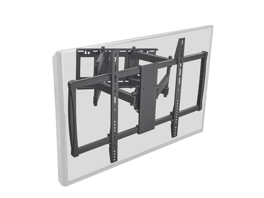 Monoprice Full-Motion Articulating TV Wall Mount - TVs 60in to 100in, Up to 176lbs, VESA 900x600, No Logo - Commercial Series
