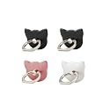lenoup Cat Cell Phone Holder,360 Rotation Phone Ring Kickstand,Universal Cell Phone Ring Grip for Almost All Phones,Pad
