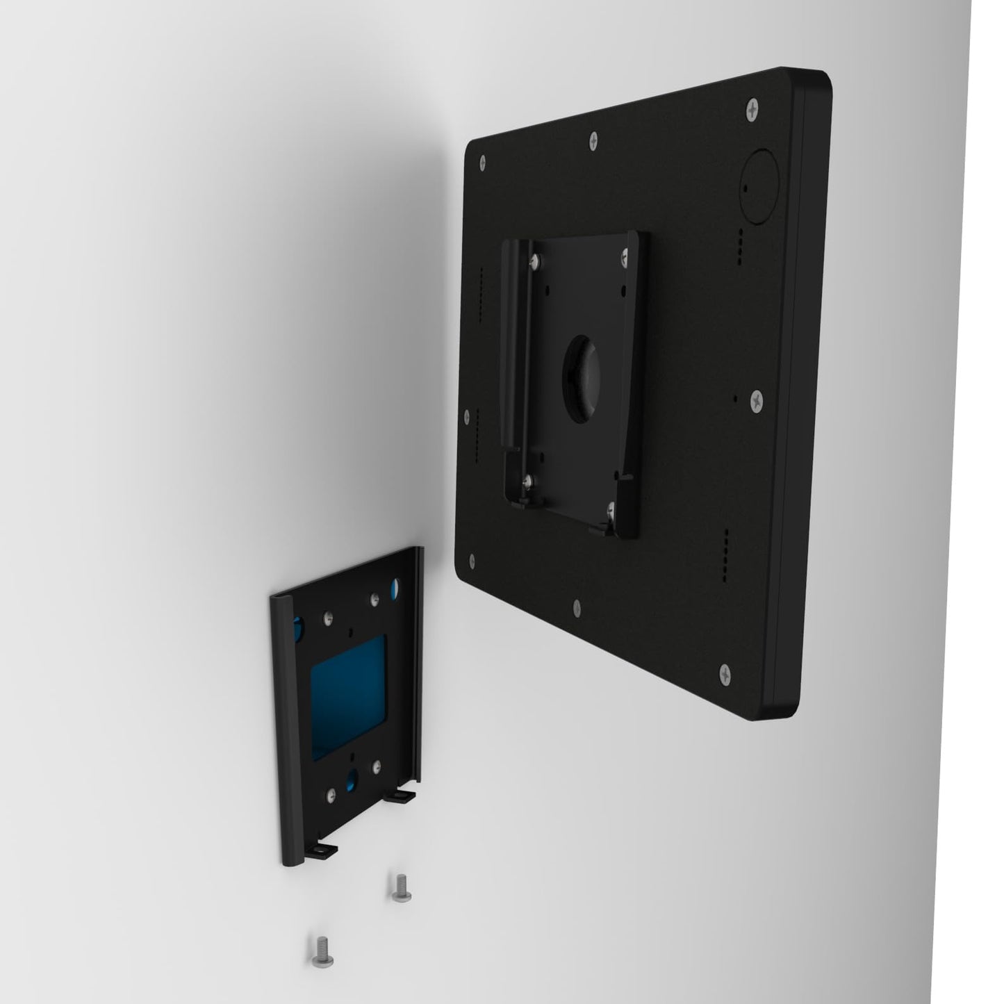 VidaMount Black Enclosure and Fixed VESA Slim Wall Mount [Bundle] Compatible with iPad Pro 10.5" & Air 3rd Gen