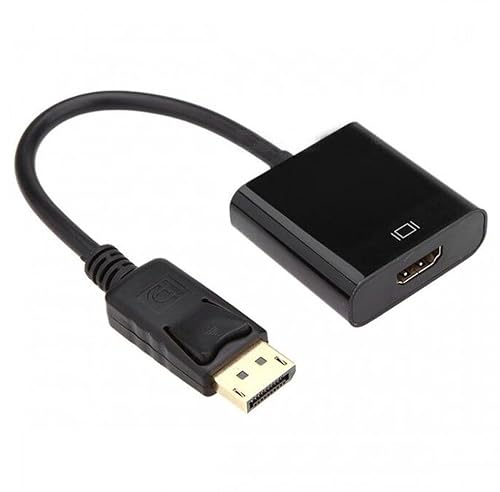 Displayport DP Male to HDMI Female Cable Converter - Black
