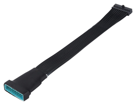 JZYMOD USB 3.0 Header Extension Cable, USB 3.0 Internal 19/20 Pin Header Extender | USB 3 Motherboard Adapter | 5.9 inch