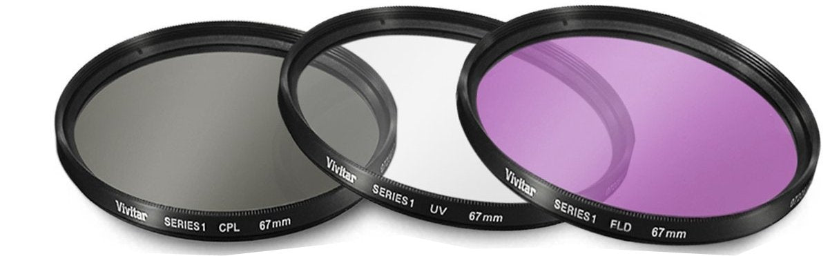 67mm 7PC Filter Set for Canon Rebel T6i, T6s, T7i, EOS 80D, EOS 77D Cameras with Canon EF-S 18-135mm is STM Lens - Includes 3 PC Filter Kit