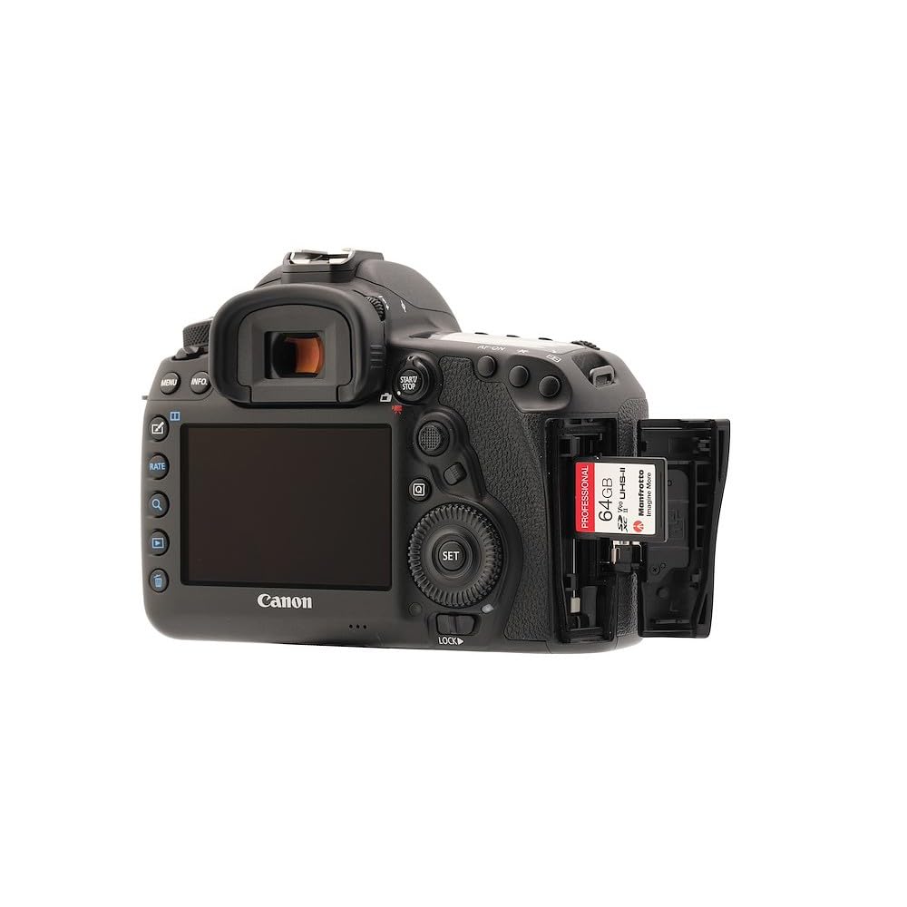 Manfrotto 64GB SD Professional Memory Card, UHS-II, V90, U3 280 MB/s Read, 250MB/s Write, Memory Card for Digital Reflex Cameras and Video Cameras
