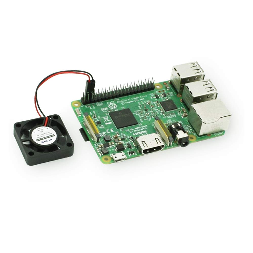 Treedix Brushless CPU Cooling Fan 30x30x7mm Heatsink Cooler Radiator Connector Separating Terminal Interface 3.3V-5V Compatible with Raspberry Pi Fan