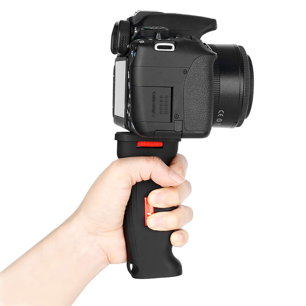 ULANZI R003 Mini Handheld Grip for Camera & Vlog, 1/4"-20 Pistol Handle Compatible with DJI Osmo 360 Pocket 3/4, Insta360 X5, Sony Canon Nikon