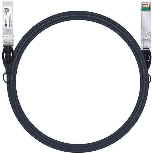 H!Fiber SFP+ Cable, 10G SFP+ DAC, 3M(9.8ft), Passive Direct Attach Copper Twinax Cable for Intel XDACBL3M, Ubiquiti UniFi UC-DAC-SFP+, Mikrotik