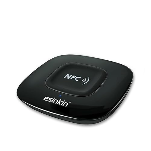Esinkin Bluetooth Receiver Wireless Audio Adapter 4.0?NFC-Enabled? for HD Music Stereo Sound System