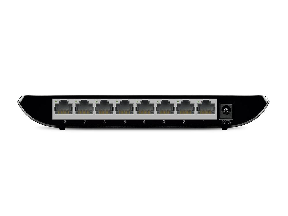 TP-Link 8 Port Gigabit Ethernet Network Switch | Plug and Play | Desktop or Wall-Mount | Plastic Case Ethernet Splitter | Fanless | Traffic